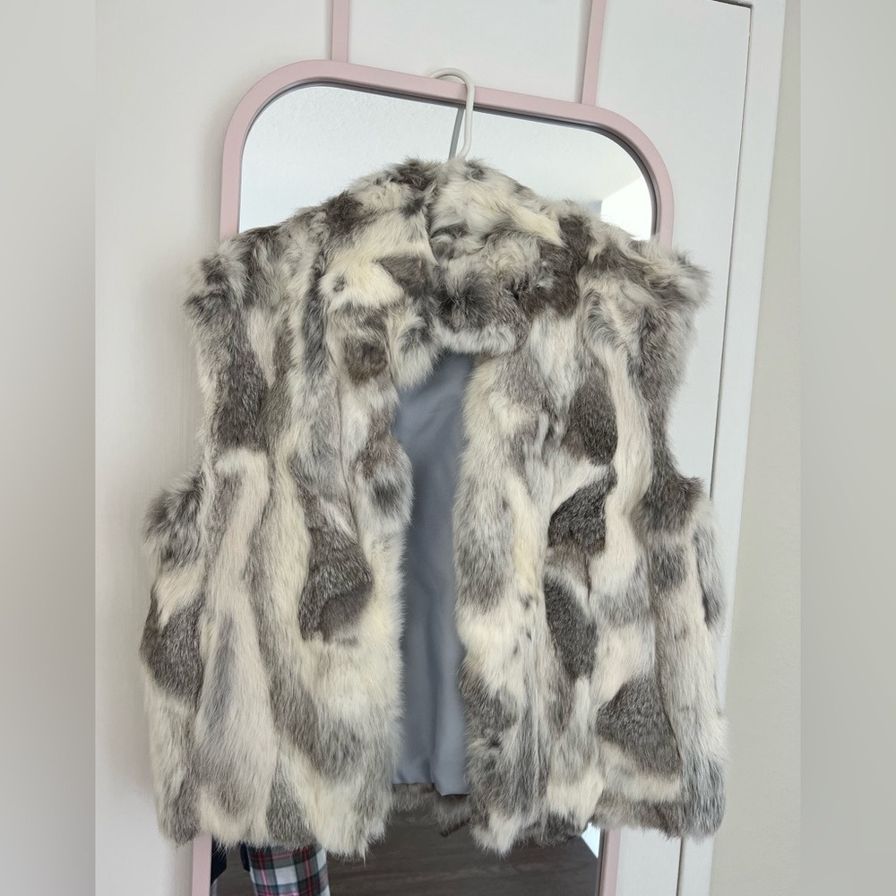 Real Fur Vest Size M